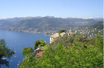 Wanderung zu Fuß von Portofino nach Camogli über Pietre Strette