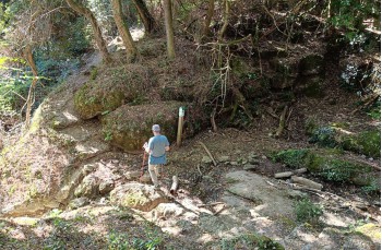 Weg von Portofino Vetta nach San Fruttuoso di Camogli