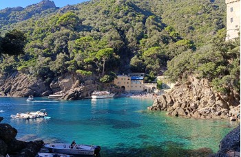 Weg von Portofino Vetta nach San Fruttuoso di Camogli