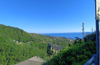 Wanderung zu Fuß zum Santuario di Montallegro ab Rapallo