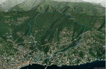 Trail von Rapallo nach S. Ambrogio bis Montallegro