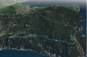 Rundweg von San Rocco di Camogli zum Semaforo Nuovo und Gaixella