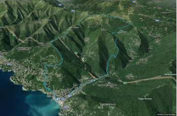 Rundweg mit Start in Sori zum Monte Possuolo und Santa Croce