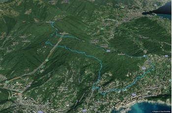 Von Ruta di Camogli nach Caravaggio über das Monastero di S. Prospero