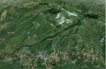 Rundweg von Castiglione Chiavarese zum Monte Pu'