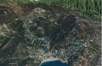 Trail von Bonassola zum Monte Rossola