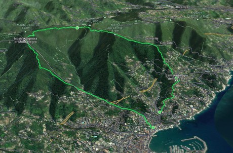 Mappa Rapallo - Sant'Ambrogio - Montallegro - Rapallo