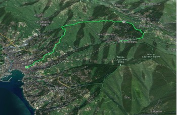Montallegro - Passo della Crocetta - Rapallo