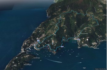 Wanderung zu Fuß von Portofino nach Paraggi und zurück nach Portofino