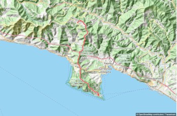 Trail von Uscio nach Portofino mare