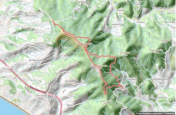 Trail ad anello Monte San Giacomo - VIlla Loto - Selva - Monte Capenardo
