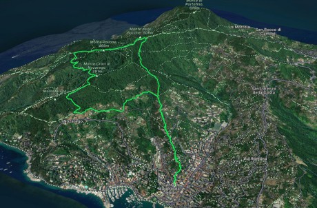 Santa Margherita Ligure - Costa d'Aria - Crocetta - Nozarego - Busseo - Santa Margherita