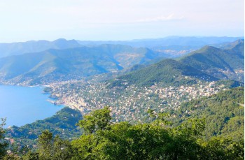 Itinerario da Ruta a Semaforo vecchio sul monte Parco di Portofino.