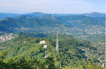 Route von Ruta zum Semaforo Vecchio auf dem Monte di Portofino