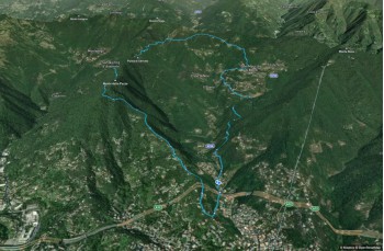 Rapallo - S. Maurizio dei monti - Passo della Crocetta - Pian dei merli - Rapallo
