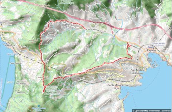 Rundweg mit Start in Rapallo und Ziel in Santa Maria del Campo