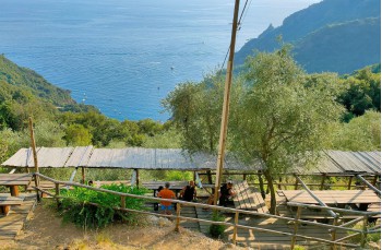 Percorso ad anello da Santa Margherita Ligure a San Fruttuoso di Camogli e ritorno.
