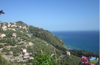 Weg von Zoagli nach Semorile und San Pietro di Rovereto