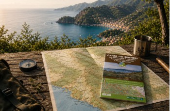 Carta dei sentieri Portofinotre del Parco di Portofino, Rapallo, Zoagli, Chiavari e Golfo Paradiso