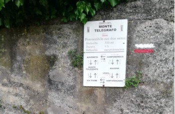 Itinéraire en boucle San Pietro di Rovereto - Campodonico - Monte Anchetta