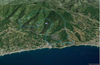 Rundweg von Cavi di Lavagna zu den Rocche di Sant'Anna
