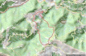 Itinéraire en boucle  de Colle Caprile à Lumarzo