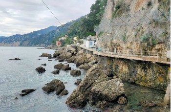 Wanderweg von Camogli nach Punta Chiappa
