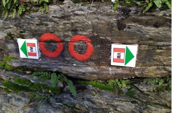 Circular trail from Uscio to the Caravaggio Sanctuary.