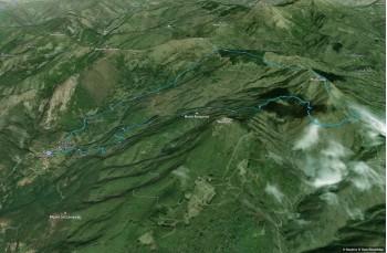 Rundweg Bargone - Bocco di Bargone - Monte Zenone und Monte Alpe