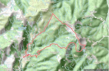 Rundweg Bargone - Bocco di Bargone - Monte Zenone und Monte Alpe