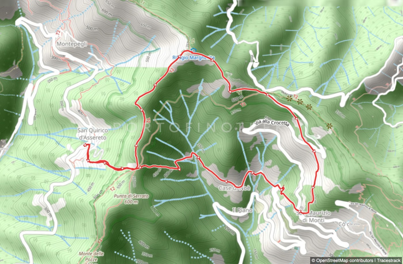Trail ad anello San Quirico - Monte Pegge - San Maurizio