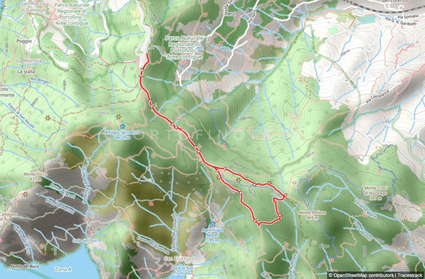 Rundweg Portofino Vetta, Felciara und Bocche