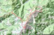 Itinéraire en boucle Passo del Biscia - Monte Porcile - Monte Verruga - Colle dei Valletti