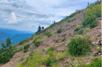 Itinéraire en boucle Passo del Biscia - Monte Porcile - Monte Verruga - Colle dei Valletti