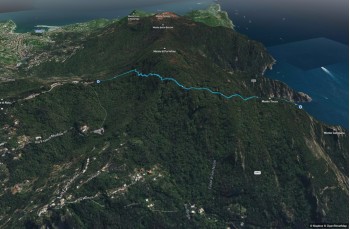 Weg von Portofino Vetta zum Semaforo Nuovo