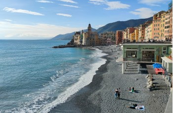 Malerische Strecke von San Fruttuoso nach Camogli