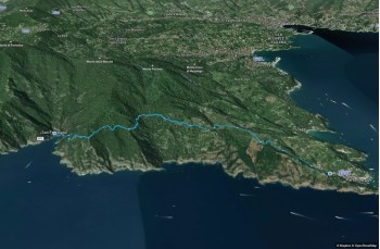 Einer der schönsten Wege des Parks: von San Fruttuoso zur Piazzetta von Portofino