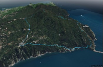 Trail ad anello San Rocco di Camogli - Semaforo vecchio - Semaforo Nuovo - Punta Chiappa