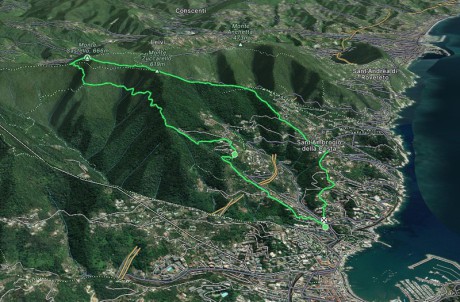 Rapallo - San Bernardo - Monte Castello - Sant' Ambrogio - Rapallo