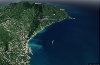 Wanderweg von Camogli nach Punta Chiappa
