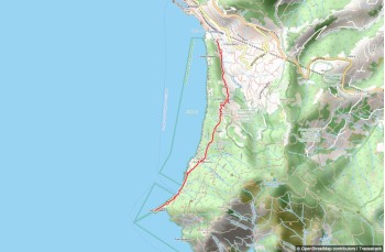 Wanderweg von Camogli nach Punta Chiappa