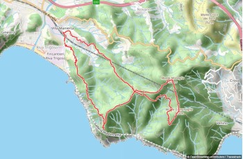 Riva Trigoso - Punta Baffe - Monte Moneglia - Monte Comunaglia