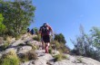Ein langer Trail von etwa 22 Kilometern auf den Höhen von Rapallo
