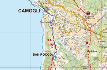 Da Camogli a San Rocco di Camogli, Monte di Portofino, Parco di Portofino