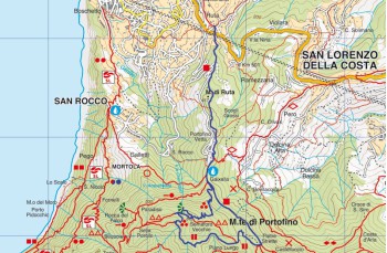 Ruta - Portofino vetta - Semaforo vecchio - Pietre Strette - Ruta