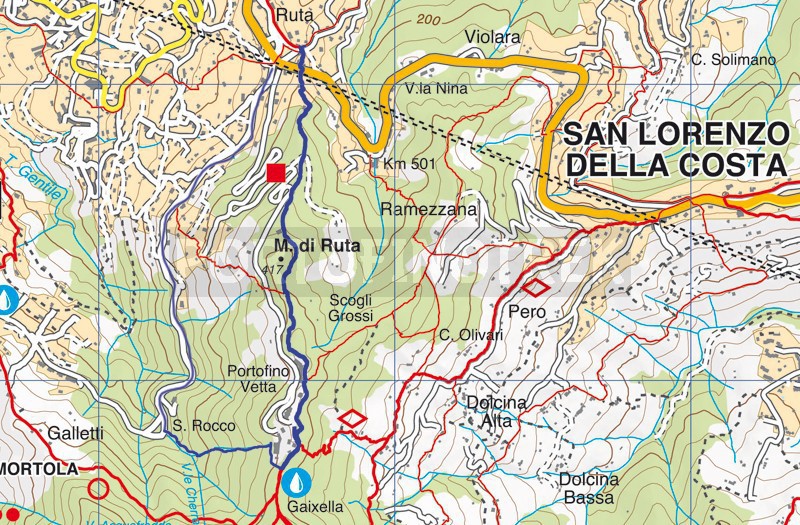 Ruta - San Rocco di Camogli - Portofino vetta - Ruta