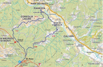Circular route of Coreglia...