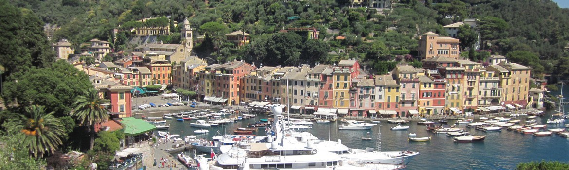 Suggested trails starting from Portofino