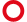 Cerchio rosso vuoto